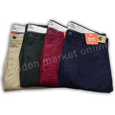  CALÇA CHINOS CÁQUI CAMPO PACÍFICO FRENTE PLANA SLIM FIT LEVI'S GENUÍNA DOCKERS  - Imagem 1 de 4