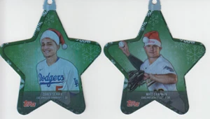 2021 Topps Holiday Ornaments Seager, Alonso and Chapman - Imagen 1 de 2