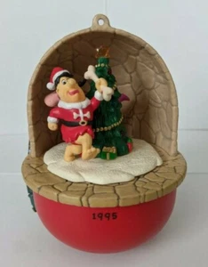 HKO Hallmark Ornament The Flintstones Fred Dino Magic Light Motion Sound ‘95 - Picture 1 of 8