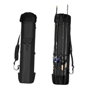 Fishing Rod Carrier Fishing Pole Bag Reel Organizer Case Storage Bag for Black - Picture 1 of 7