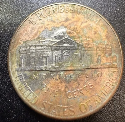 2007-D Liberty Nickel Improperly Annealed  Planchet on the Reverse and Obverse - Image 1 of 4