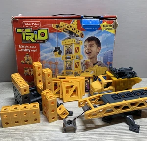 Fisher-Price TRIO Baulader Set Easy-Click Bricks Truck UNKOMPLETTES SET - Bild 1 von 13