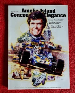 2017 AL UNSER cover 22nd annual Amelia Island Concours d'Elegance Racing Program - Picture 1 of 3