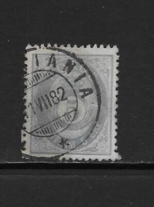 NORUEGA SCOTT 24 USADO EN MUY BUEN ESTADO - 1877 5º EDICIÓN ULTRA - BOCINA Y CORONA POSTAL - Imagen 1 de 2