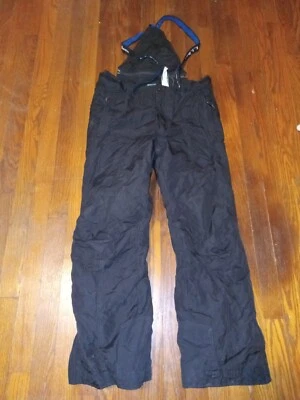 PANTALONES DE NIEVE L.L.BEAN Juvenil Talla 16, Sin tirantes, Correas Elásticas, Ajustables, Negros Foto 1 de 4