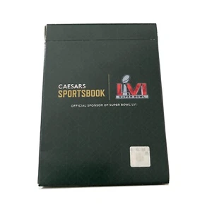 SUPER BOWL #56 CARTE DA GIOCO RAMS-BENGALS CAESARS PREWARDS PALACE SPORTSBOOK - Foto 1 di 9