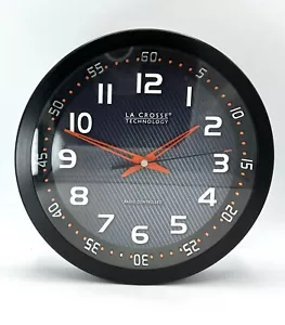 La Crosse Technology Radio Controlled Wall Clock Black W/ Diving Bezel #404-1210 - Picture 1 of 4