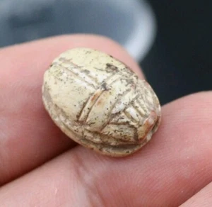  ALTES ÄGYPTEN , STEATIT SKARABÄUS  - Bild 1 von 6