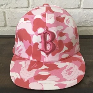 BAPE ABC camo pink cap a bathing ape cap NIGO Size M - Picture 1 of 9