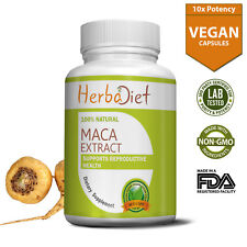 POTENT Maca Root Extract 500mg Sexual Wellness Enhancer Energy Boost 60 Capsules