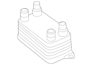 Mercedes Benz Genuine SLk300 SLK350 SLK250 2012-2016 Oil Cooler OE 0995002300 - Picture 1 of 3