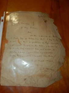 1800's - S.F. PHILLIPS TO SECRETARY OF THE TREASURY WILLIAM WINDOM #9 - Imagen 1 de 5