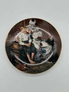 Norman Rockwell "A Traveler's Pal" Gentle Memories Teller 1985 - Bild 1 von 2