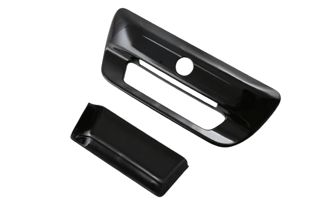 For 2019–2024 Ram Tailgate Handle Cover Trim Gloss Black ABS Plastic Finish - Image 1 of 1