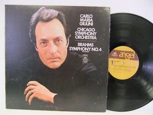 Brahms Symphony No. 4 In E Minor Carlo Maria Giulini Chicago Angel SFO 1 36040 - Imagen 1 de 4