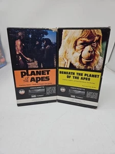 Planet of the Apes / Beneath The Planet(1968) VHS Magnetic Video Charlton Heston - Picture 1 of 9