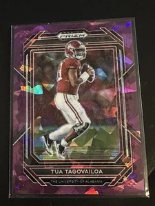2023 Panini Prizm Draft Picks - Tua Tagovailoa #99 Purple Ice Prizm /149 - Bild 1 von 2