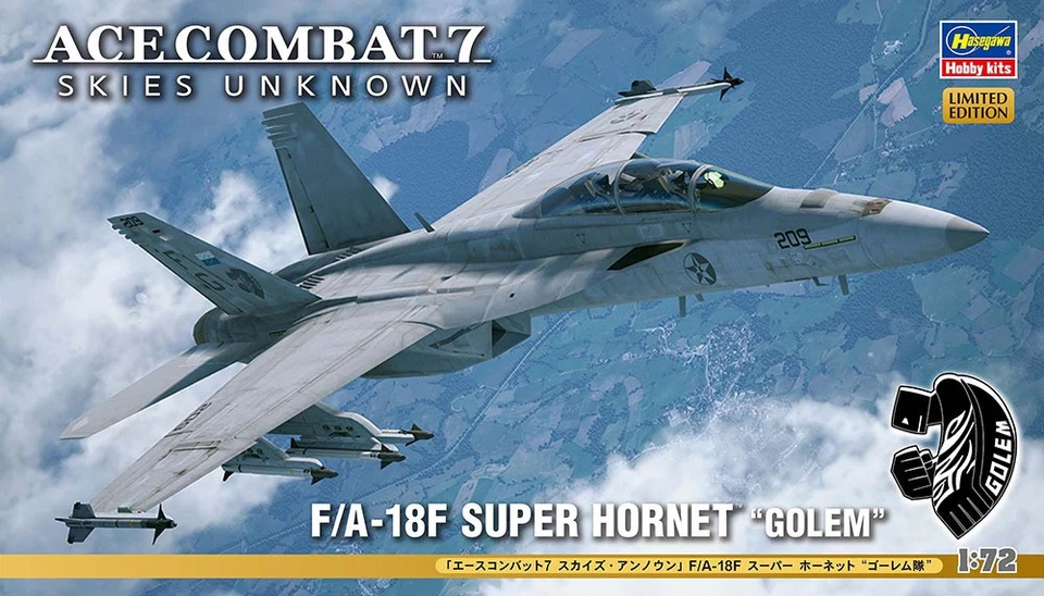 Ace Combat 7Skies Unknown F/A-18F Super Hornet "Golem Team" Hasegawa - Immagine 1 di 1
