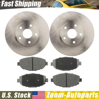 For 1999 2000 Lexus SC300 Front Brake Rotors & Brake Pads Kit Set - Image 1 of 4