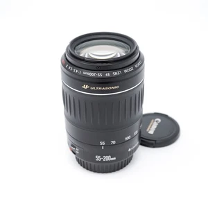 Canon EF 55-200mm f/4.5-5.6 USM II Zoom Lens - Great Condition - Picture 1 of 8