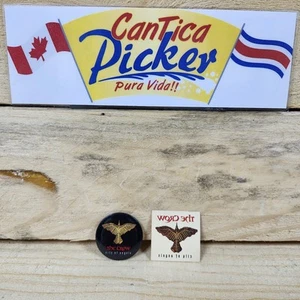 The Crow : City Of Angels Movie Promo Vintage Button Pin 1.5" & Temp Tattoo 1996 - Picture 1 of 6