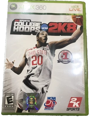College Hoops NCAA 2K8 - WITH MANUAL AND CD - Basketball Video Game - XBOX 360 - Image 1 of 3