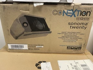 Conextion Systems Sonoma Twenty Outdoor Speaker - Black - Picture 1 of 1