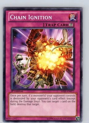 Yu-Gi-Oh TCG Chain Ignition SHSP-EN077 1st Edition Common Card NM - Image 1 of 2