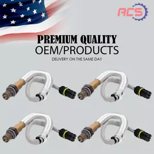 4X Up+Downstream Oxygen O2 Sensor for Mercedes-Benz E320 E500 SL500 SL55 E55 AMG - Picture 1 of 12