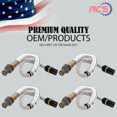 4X Up+Downstream Oxygen O2 Sensor for Mercedes-Benz E320 E500 SL500 SL55 E55 AMG - Image 1 of 4