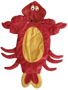 Red Lobster Costume Plush Baby Bunting by Underwraps 0-9 Mos HALLOWEEN Nautical - Picture 1 of 4