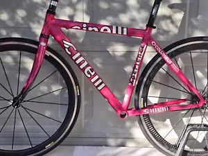 Cinelli Experience Rahmenset Hot Pink 50cm Oberrohr neuwertig gebraucht 🇮🇹 *Beschreibung lesen* - Bild 1 von 17