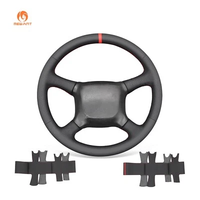 MEWANT DIY Artificial Leather Steering Wheel Wrap for Chevrolet Silverado 1500 - Image 1 of 4