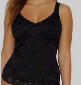 $110 Cosabella Women's Black Never Say Never Curvy V-Neck Camisole Top Size S