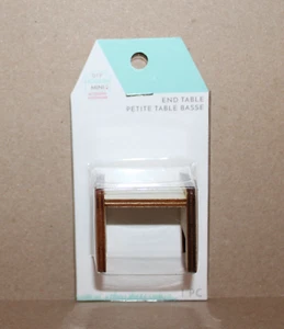 DIY Modern Mini Room Wooden Dollhouse Accessory End Table M4 - Picture 1 of 2