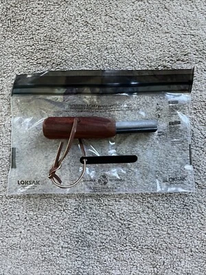 NUEVO 5,25” Bushcraft Madera Golpe de Fuego Magnesio y Pedernal Arrancador de Ferro Varilla Foto 1 de 4