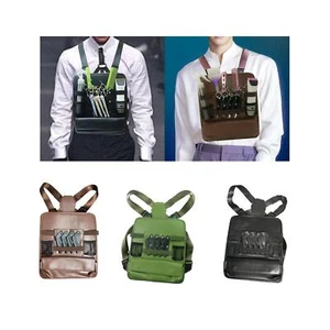 Barber Chest Bag Hairdresser Scissor Bag for Hair Salon Multifunctional - Picture 1 of 6