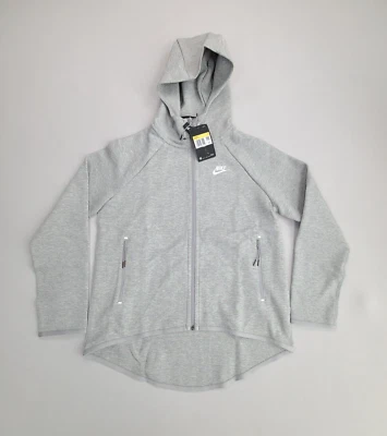 Nike Sweater Womens Small Gray Tech Fleece Sportswear Full-Zip Hoodie Ladies - Image 1 of 4