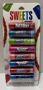Bálsamo Labial Dulces Caramelo Jolly Ranchers Twizzler Sabor Retro Fiesta Tema Paquete de 8 - Imagen 1 de 12
