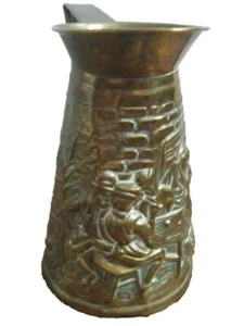 OLD VINTAGE BRASS JUG - 16 X 17 X18 CM - DRINKERS - Picture 1 of 7