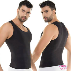 Men's Seamless Control Shirt Hombre Abdomen Control Compression Colombian Fajas