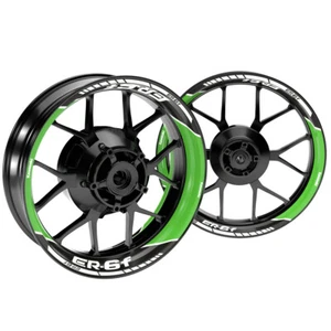 Pegatina de llanta Kawasaki ER6F láser premium motocicleta pegatina de borde de llanta - Imagen 1 de 6