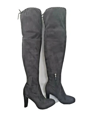 Sam Edelman Botas Mujer 9 Gris Sobre la Rodilla Ultra Gamuza   Foto 1 de 4