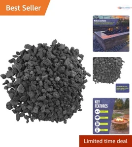 Medium Lava Rock 1/2"-1" Decorative Volcanic Stone for Fire Pit, Indoor, Outdoor - Picture 1 of 12