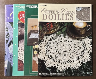 Folletos de artes de ocio vintage tejido a ganchillo - tapetes alfombras mesa Foto 1 de 4