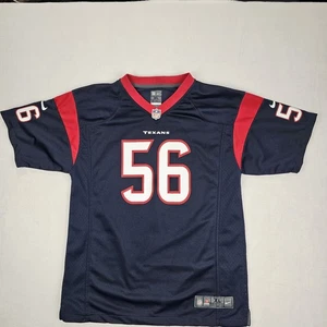 Camiseta deportiva azul auténtica Nike de los jugadores de la NFL Houston Texans Cushing #56 talla XL juvenil - Imagen 1 de 9