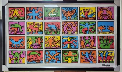 Keith Haring Retrospect 1989 calidad museo Foto 1 de 4