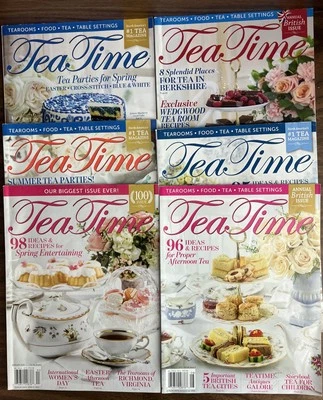 Lot of 6 TEA TIME MAGAZINE More Current Back Issues 2021 to 2024 - Image 1 of 4