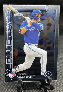 2025 Topps Chrome #137 Will Wagner RC - Blue Jays - Picture 1 of 3