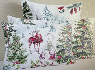 * Pottery Barn Winter Enchanted Forest Sham KING (1) - Imagem 1 de 3
